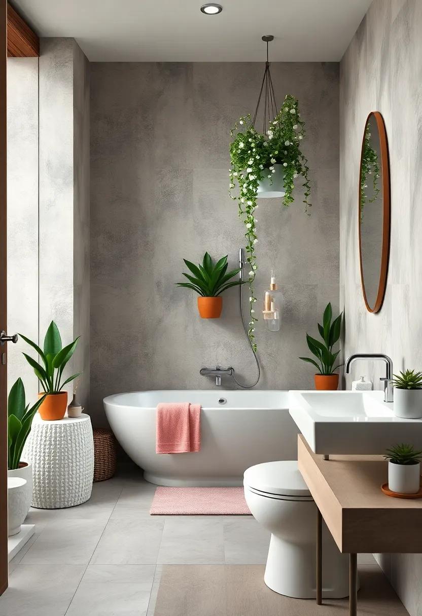String of Pearls: A ⁢stunning‍ succulent with trailing, pearl-like leaves, ⁣this plant can spill beautifully over shelves or hanging pots ⁣in your bathroom