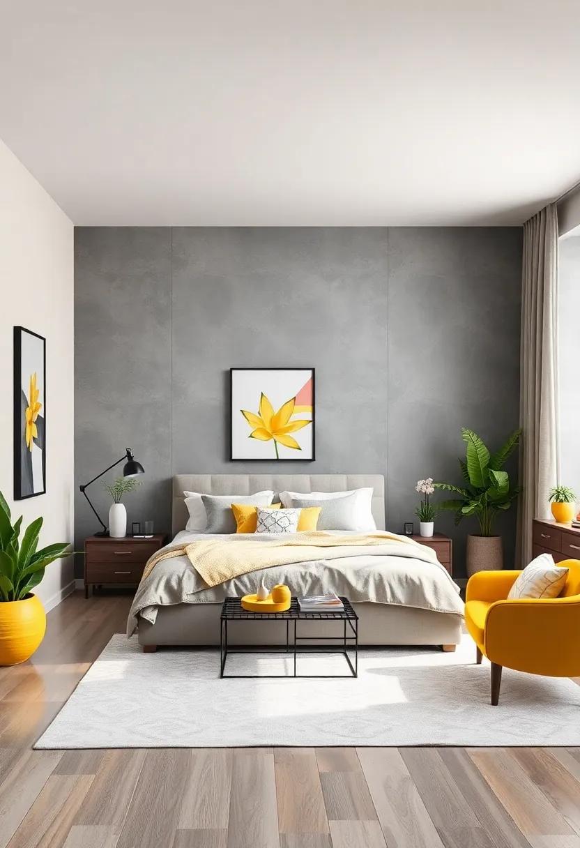 Lemonade Yellow: A⁤ bright, cheerful lemonade yellow can ‍invigorate gray spaces, adding a splash of joy ⁣and ​sunshine