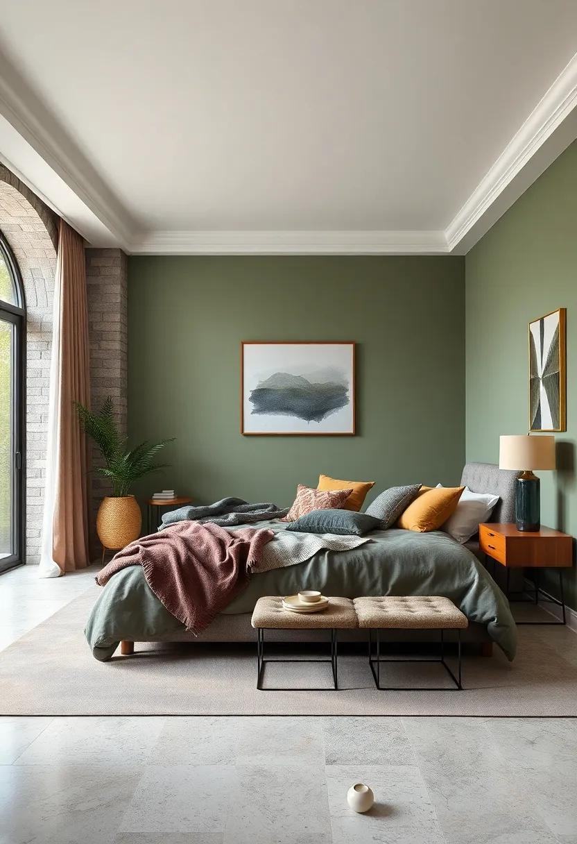 Sage Green: This muted green infuses a⁢ sense of tranquility, perfectly balancing the coolness of gray with natural elements