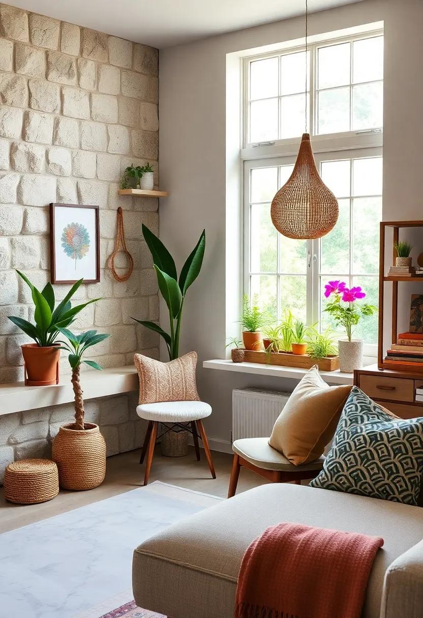 Create a Biophilic Design: Incorporate elements that mimic nature, like wooden ⁢features or stone accents, to foster a connection⁣ with the outdoors