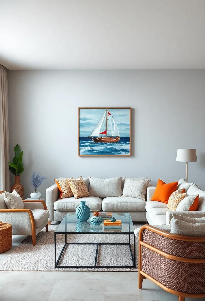 Hang Nautical Art: Select‍ artwork featuring seaside scenes, marine life,⁣ or sailboats ‌to⁤ echo the coastal theme without overwhelming the space with decor