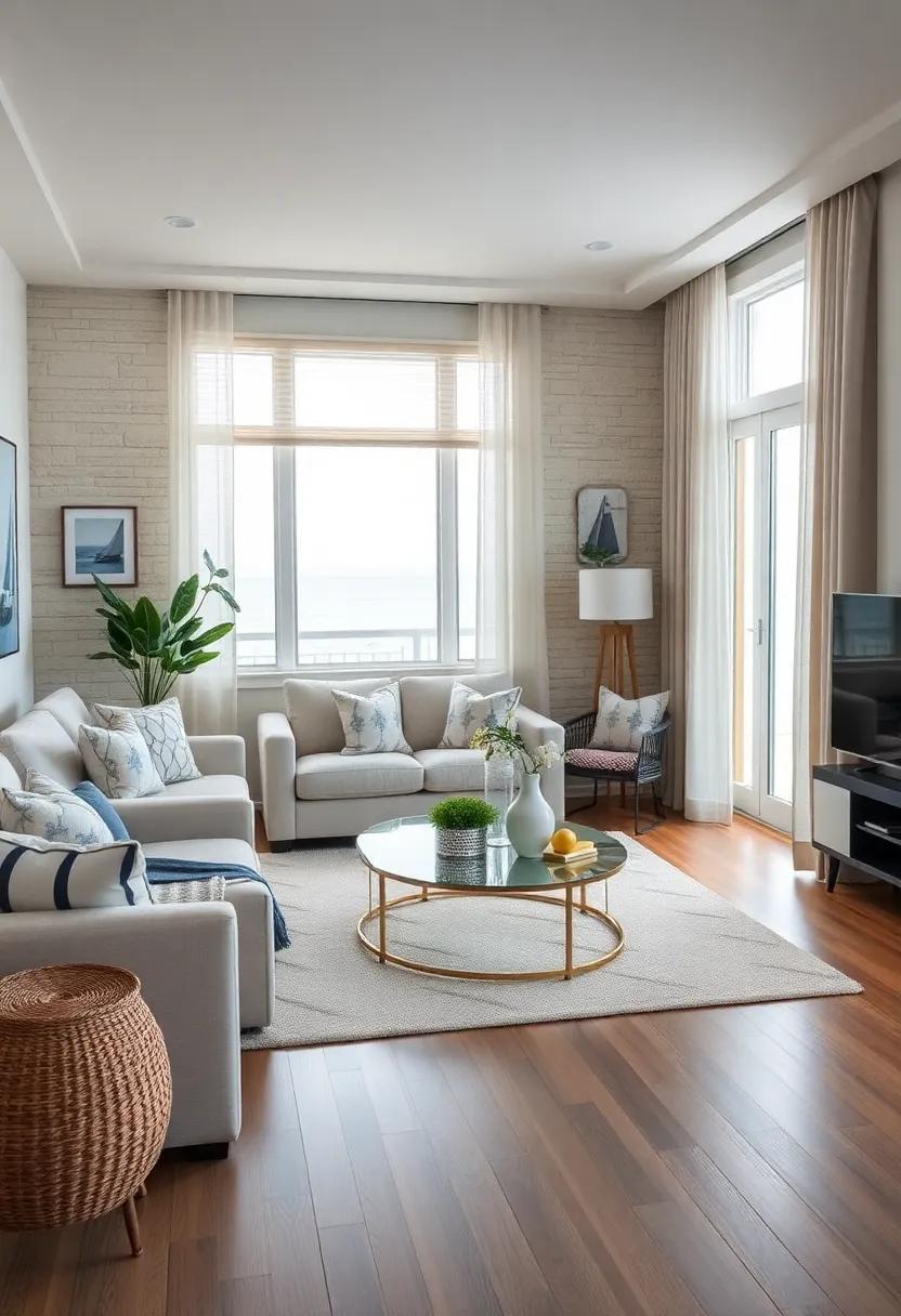 Incorporate Natural⁢ Textures: Use materials like jute, seagrass, or driftwood in throw pillows, rugs, ⁢and furniture to bring the⁤ outdoor elements inside