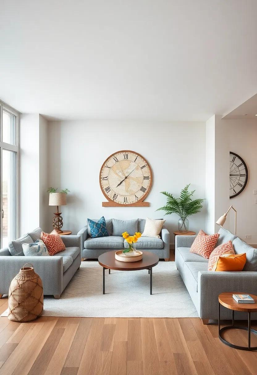 Display ‌Maritime Objects: Showcase ‌vintage maps, globes, or compasses that⁤ evoke ⁤memories of sea ⁤voyages and ‍adventures, adding character to your living ⁣room