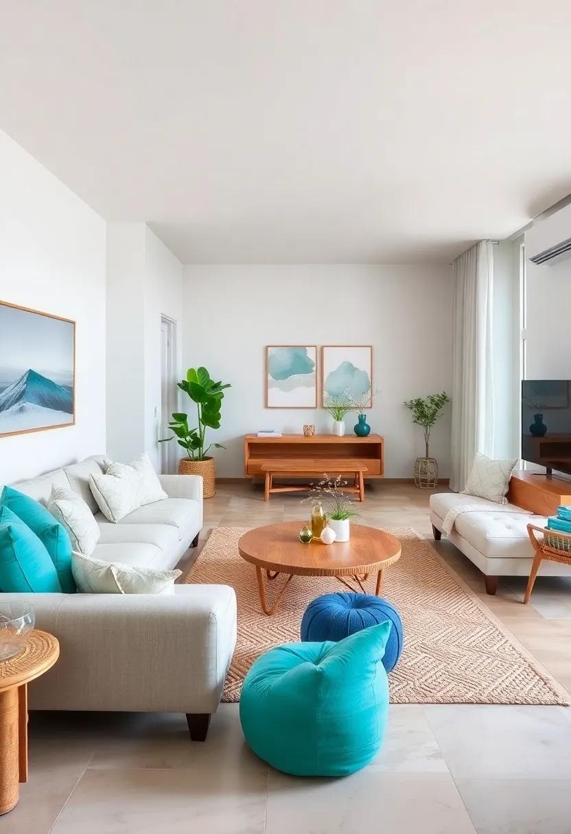 Layer Rugs ‌for⁢ Comfort: Combine sisal ‌or jute ⁤rugs with soft area rugs for added warmth and ​texture, mirroring the feeling of ‍sand ​under your‍ feet