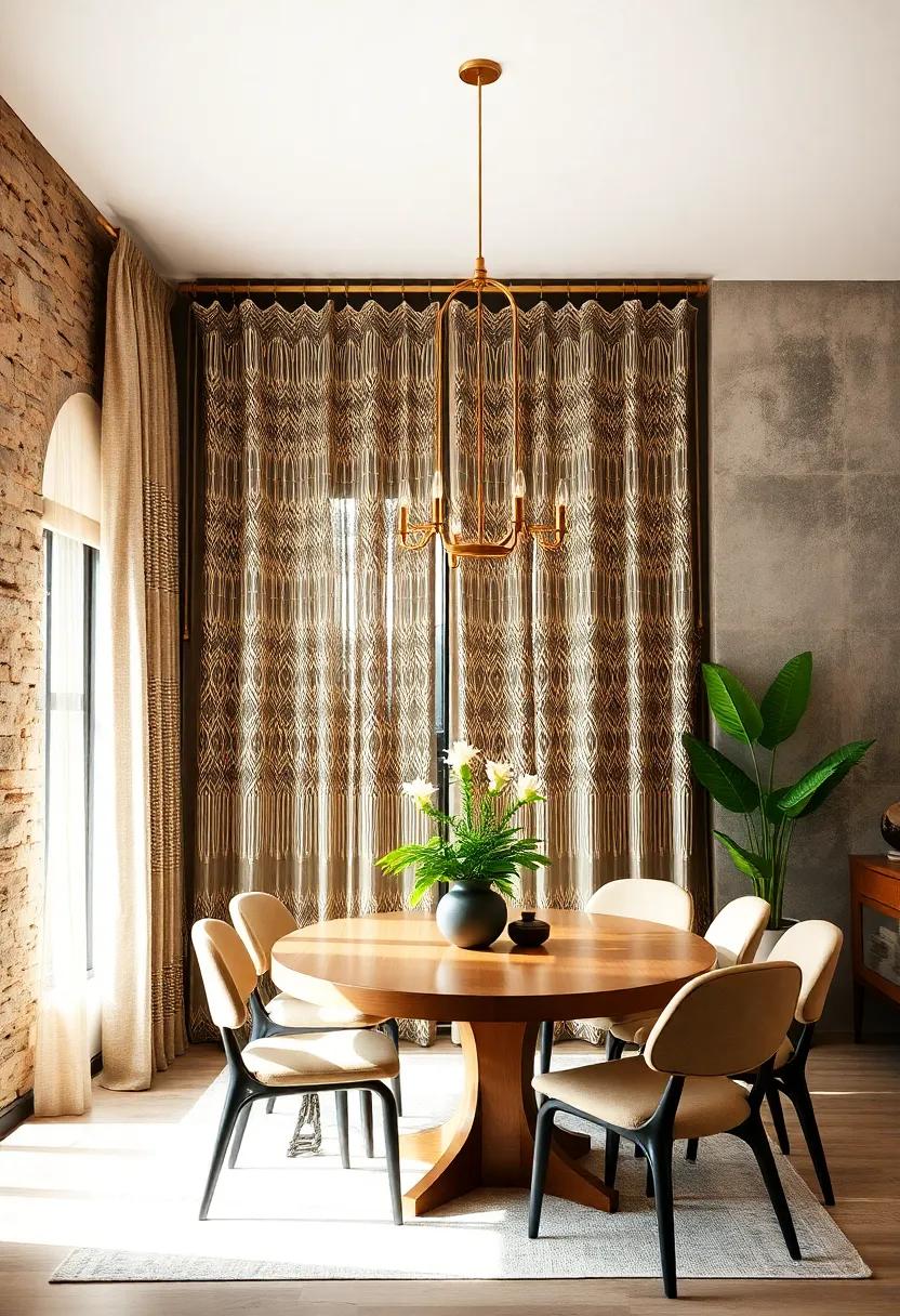 Create‍ a bohemian vibe⁣ with patterned ​macramé or​ crochet curtains that provide texture and intrigue while allowing light to⁤ gently filter through