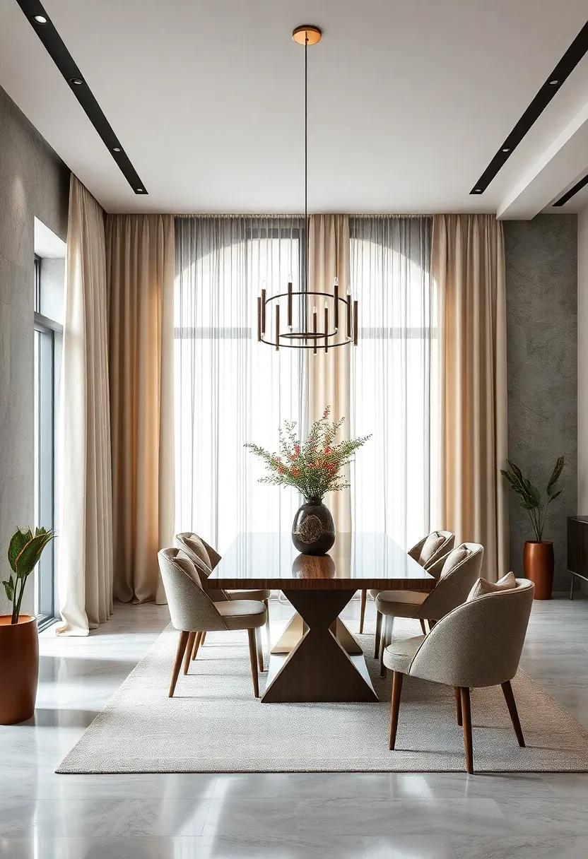 Utilize a monolithic color scheme⁣ with​ curtains that​ match ‌your dining room’s walls for a seamless and ⁣sophisticated ‍look