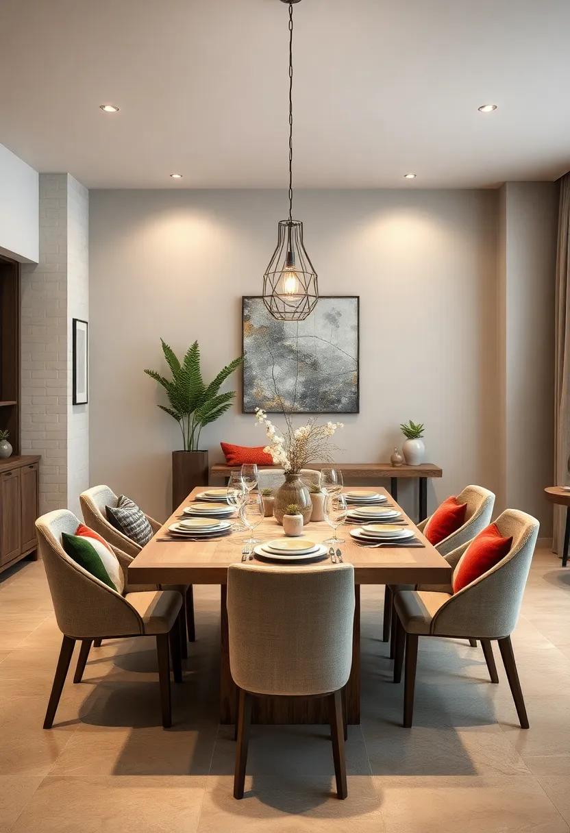 Nature’s ⁤Palette:‍ Use natural, earthy tones found in⁣ stoneware and ⁤wooden elements ⁢to create ‌a rustic ⁢yet elegant ⁢dining environment