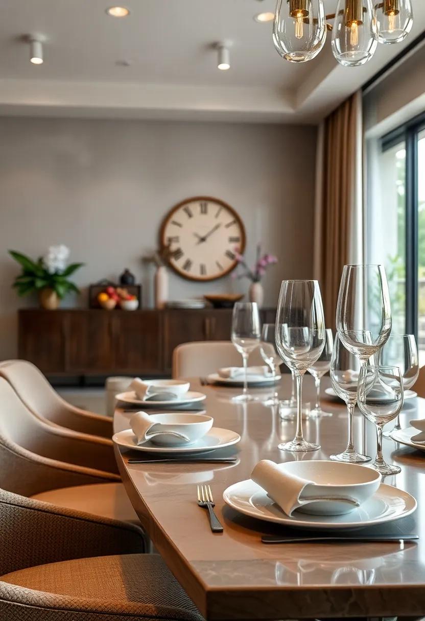 Elegant Glassware:‌ Invest in ⁣stunning glassware that complements ‌your place settings, enhancing the overall elegance without overwhelming the table