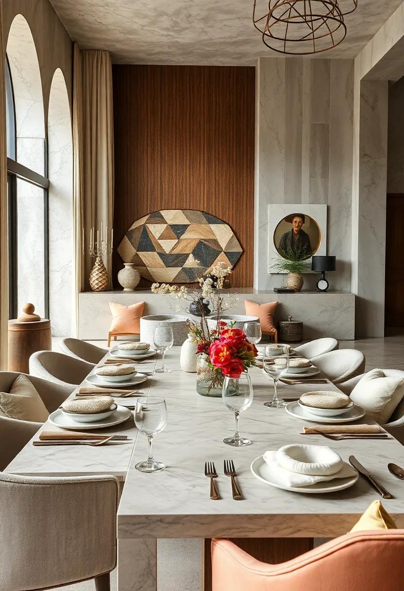 Texture Overload: Experiment with textures by⁣ mixing smooth ceramics ⁤with rough-hewn wood ⁣and⁢ soft fabrics for a multi-dimensional experience