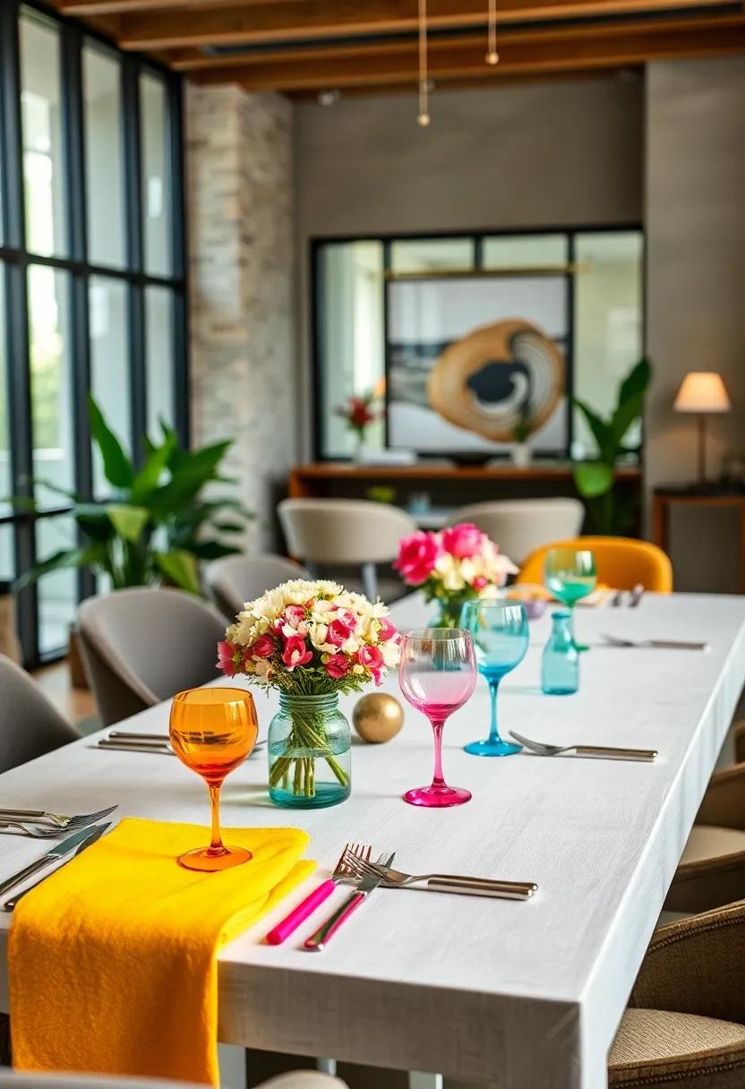 Colorful Cutlery: Break⁣ away from ‌traditional metals and introduce colored cutlery that matches ⁢or contrasts with your table theme⁣ for a fun twist
