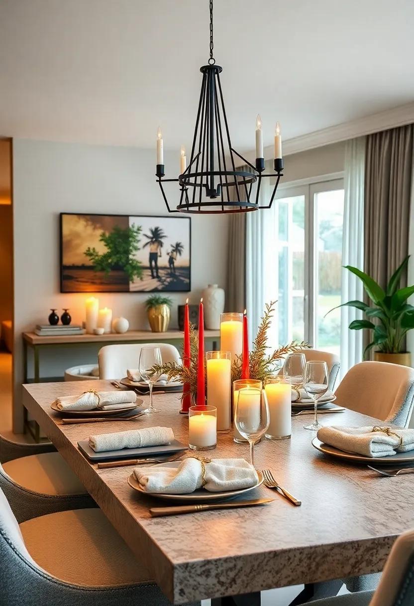 Candlelit​ Ambiance: Use‍ candles ⁤of varying heights as tabletop‌ decor, ​bringing ​a warm glow⁣ that invites conversation and relaxation