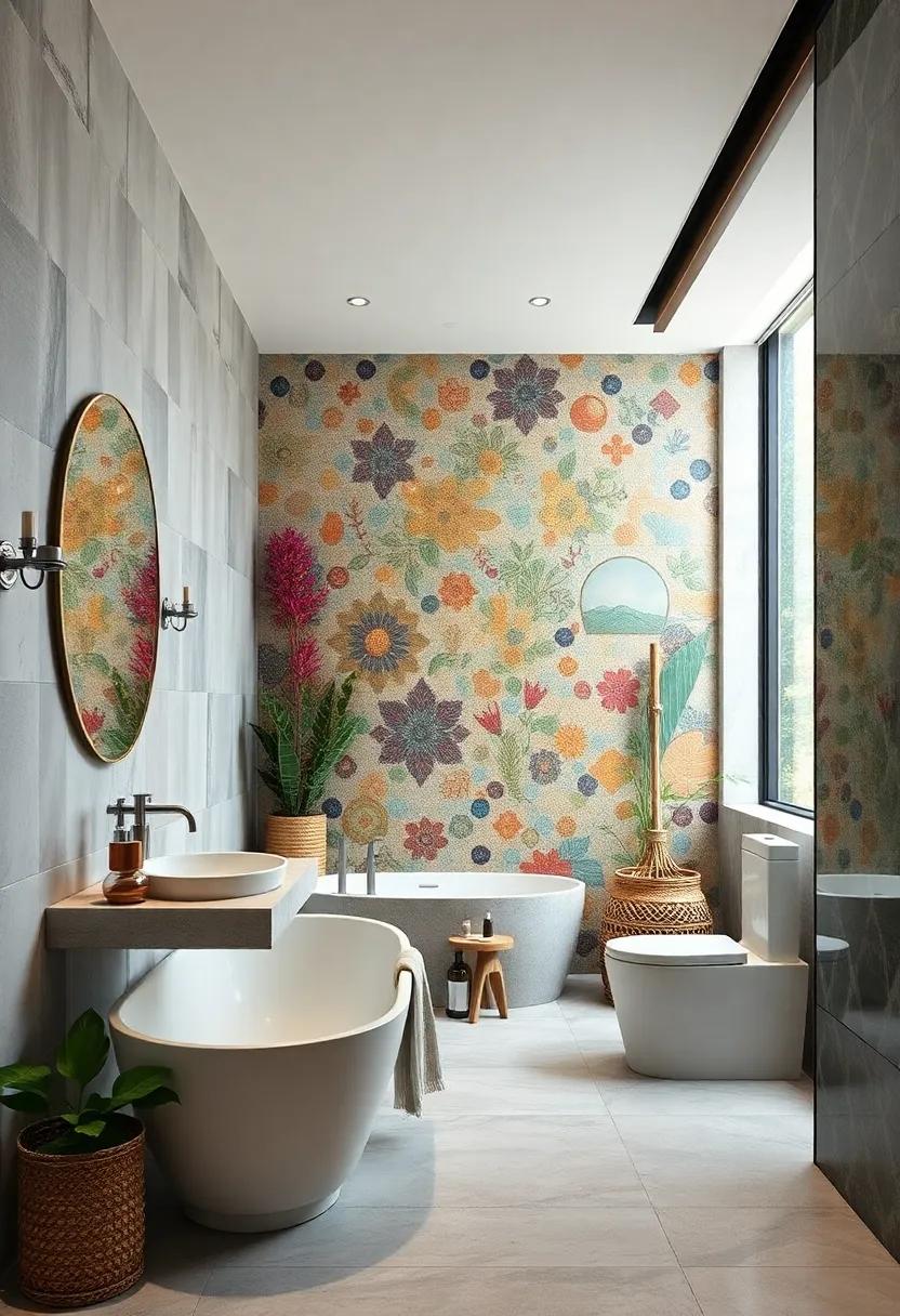 Artistic Murals: ⁣Entire walls designed ⁤with breathtaking mosaic murals tell​ a story,⁢ making a statement piece‌ that’s both artistic and functional