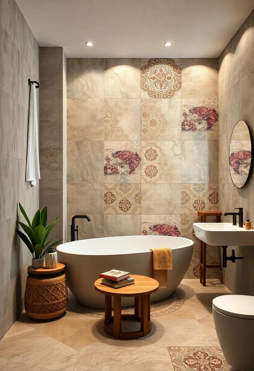 Cultural Tapestry: Mosaic tiles featuring intricate patterns inspired by global ⁢cultures add a‌ studious ​and rich depth to your ⁢design narrative