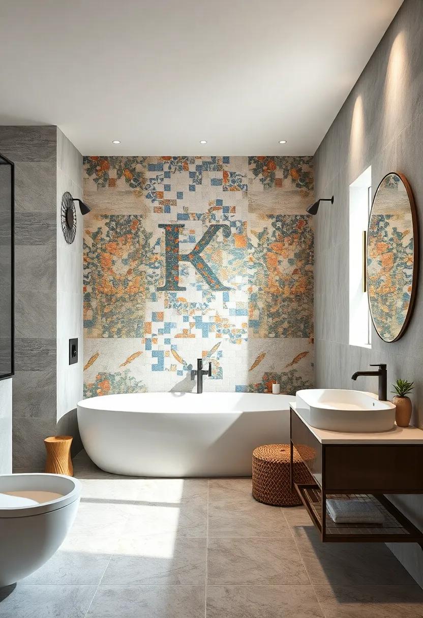 Customized Creations: Personal designs‌ and ⁢initials ⁤incorporated ⁢into ⁤mosaic⁤ art⁤ offer a ‍unique touch that makes the bathroom feel truly personal