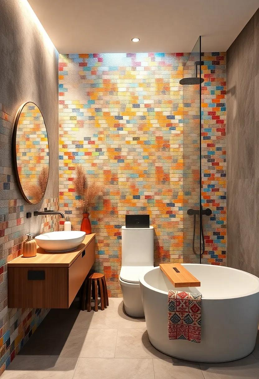 Rainbow Delight: A spectrum of colors celebrates ⁣joy and creativity, perfect for‌ a child’s bathroom or a⁣ space embracing unrestrained ‌energy