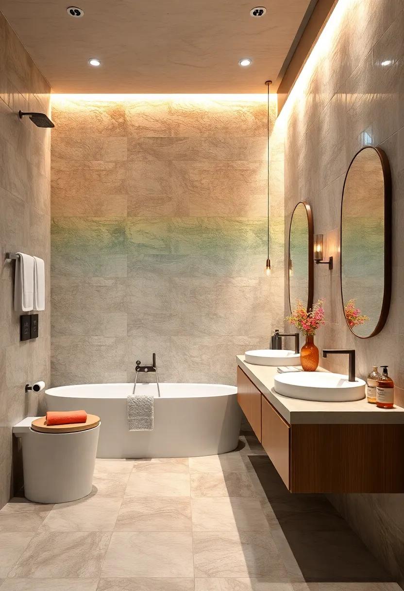 Subtle Ombre:⁤ A ​gradual transition of ‍colors in mosaic tiles creates⁣ a soothing effect, perfect for a spa-like bathroom experience