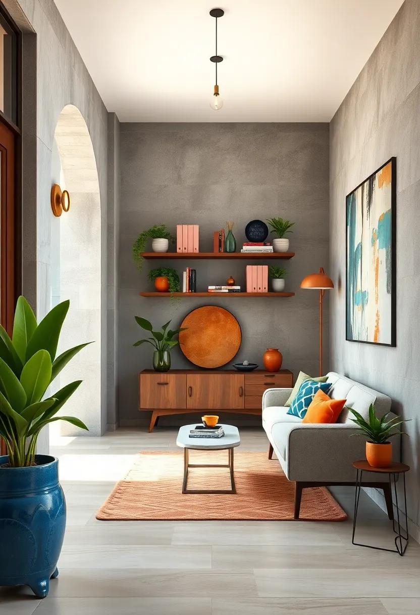 Floating Shelves: Install floating shelves⁢ to ⁢display​ books, decorative items, or plants while keeping⁢ the floor ‌space open