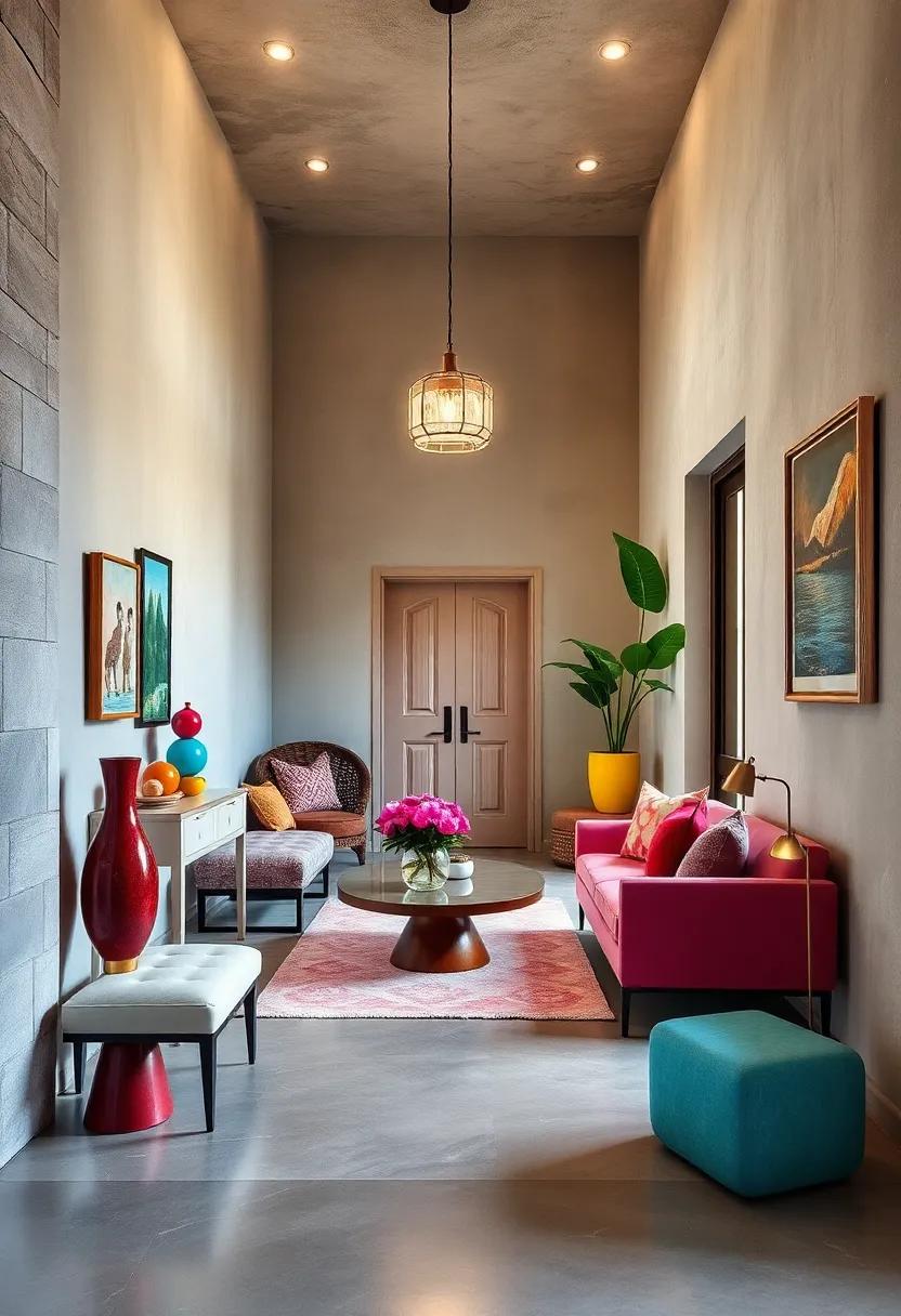 Colorful Accents: Use ​contrasting colored accessories,‌ like vases or⁢ picture frames,⁣ to infuse energy ‍into⁢ the space