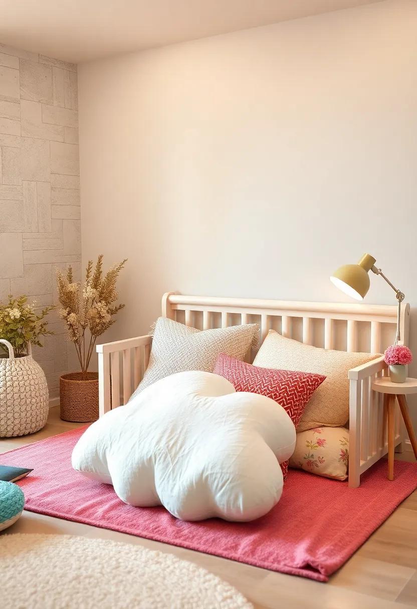 Cloudy Comforts: Soft, fluffy cloud-shaped pillows create a serene ⁤floating sensation that invites⁢ peaceful sleep