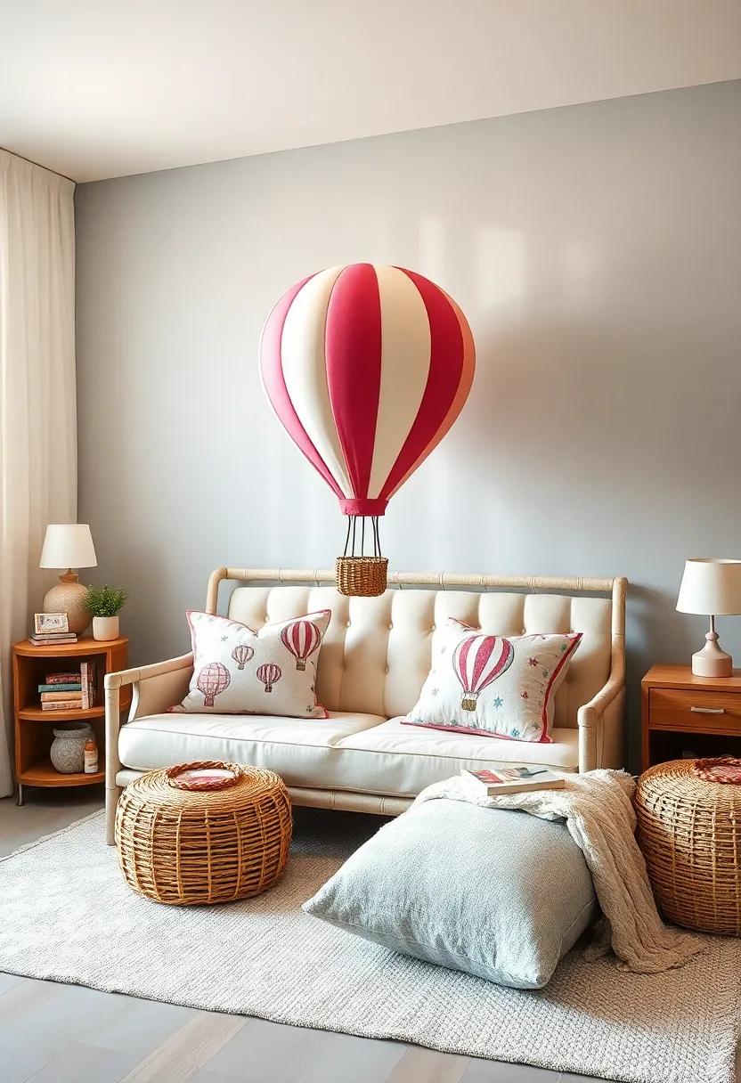 Hot Air Balloon Adventures:​ Capture ⁤a ⁢sense of adventure​ with whimsical hot air⁢ balloon ​pillows that inspire dreams of soaring ⁤high