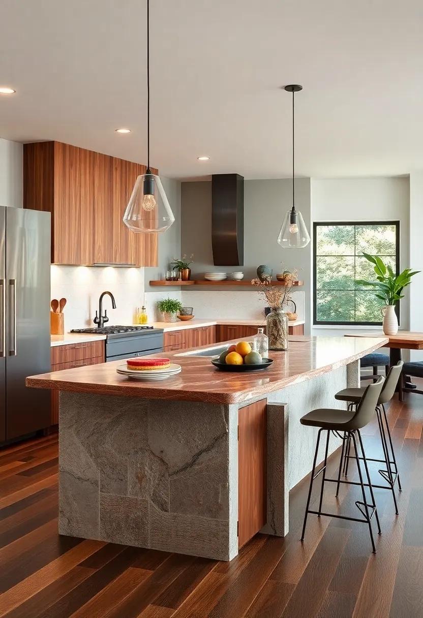 Mixed‍ Materials Magic: Dive into unique designs that blend different‌ materials—wood, stone, and metal—for a ‍truly personalized ⁤kitchen island