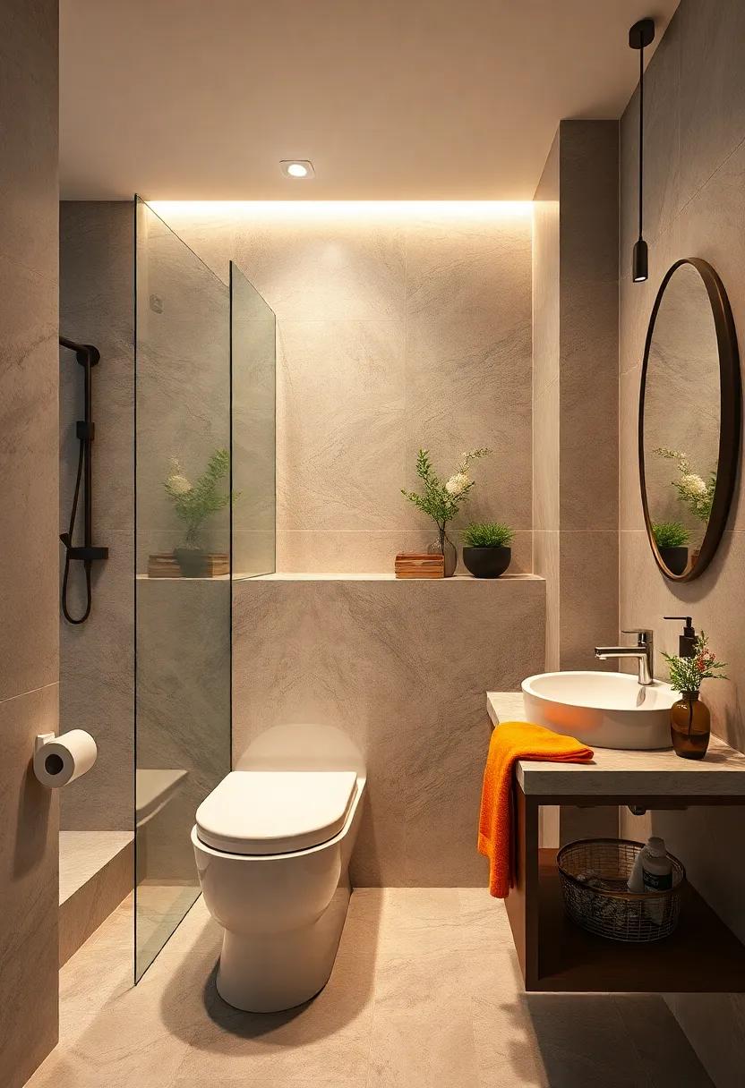 High-Tech Toilets: ‍Experience the height of modern comfort with advanced toilets featuring heated seats, bidet functions, and built-in air ⁤dryers