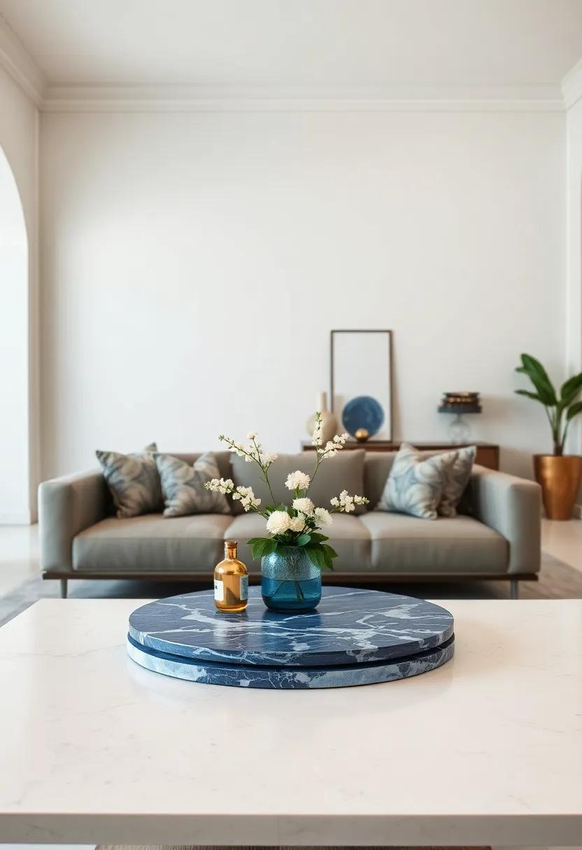 Blue Marble Serving Platters: Impress‍ guests during​ gatherings with luxurious blue marble⁢ serving platters ‍that‌ make entertaining both stylish‍ and effortless