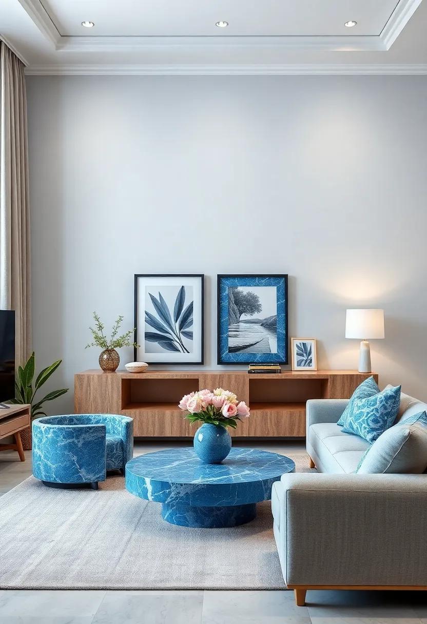 Blue marble Picture ‍Frames: Showcase your favorite ​memories‍ in exquisite blue marble frames that enhance‍ your decor while ⁢preserving your cherished moments