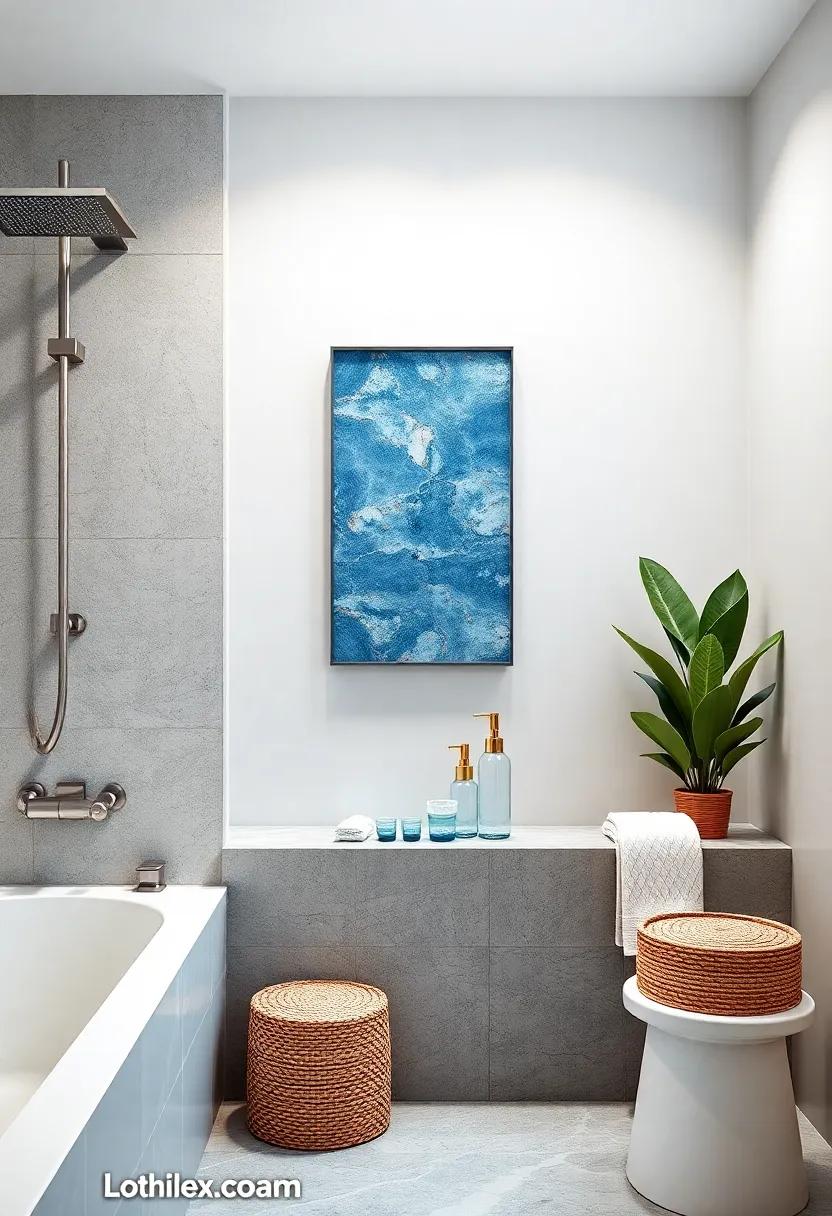 Blue Marble Shower ‍Caddy: Upgrade ⁣your bathroom with ​a chic blue marble shower caddy that combines beauty and functionality​ in one‌ stylish piece