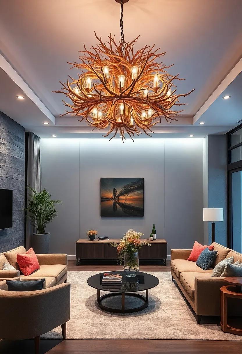 Nature-Inspired elegance: Opt for a ‌chandelier crafted ⁤from organic materials, such as driftwood or branches,‌ creating a ‌stunning focal ⁤point that connects your space with‍ the beauty of nature