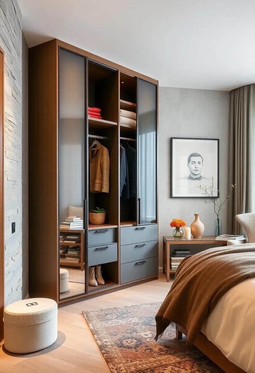 Chic and Compact: Consider a wardrobe that incorporates both hanging space and drawers⁢ in a compact design,perfect for smaller bedrooms