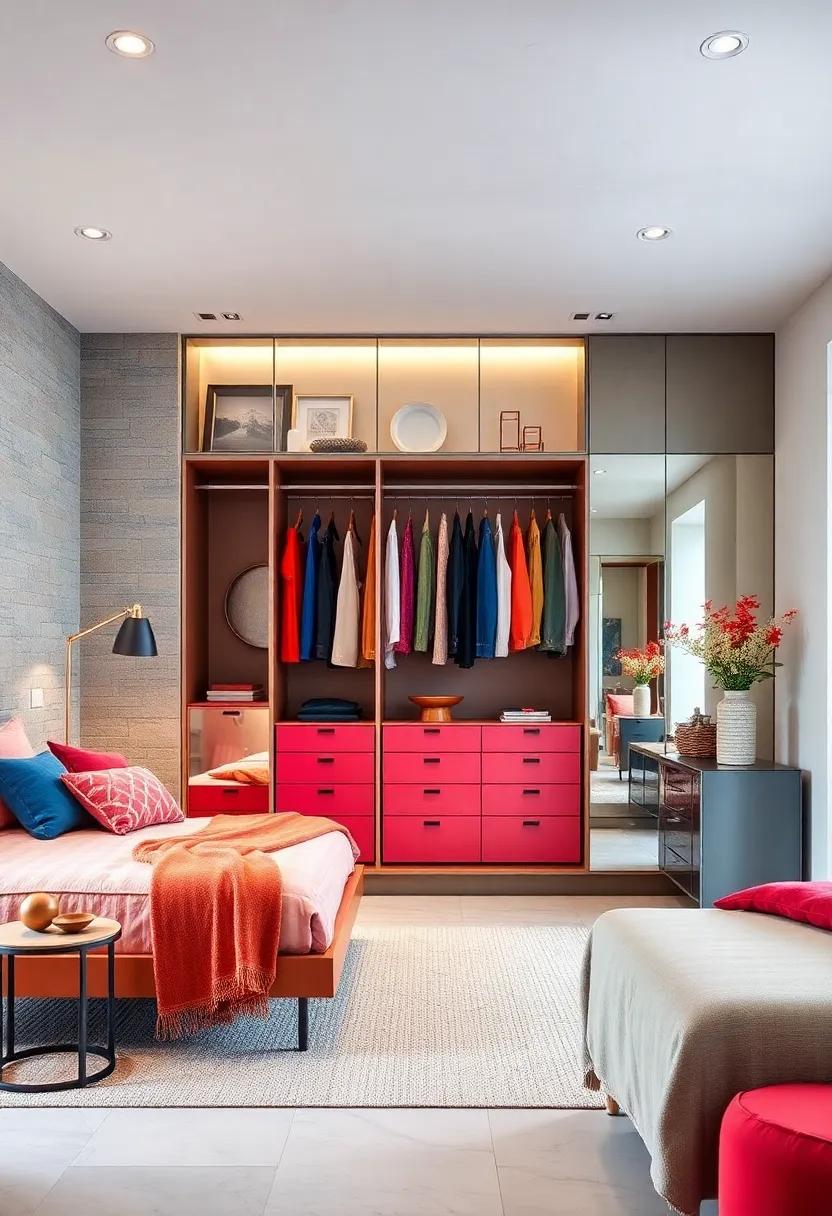 Color Pop: Select⁣ bold hues for your wardrobe to make a‌ statement and add a playful touch to an otherwise⁤ neutral‍ room