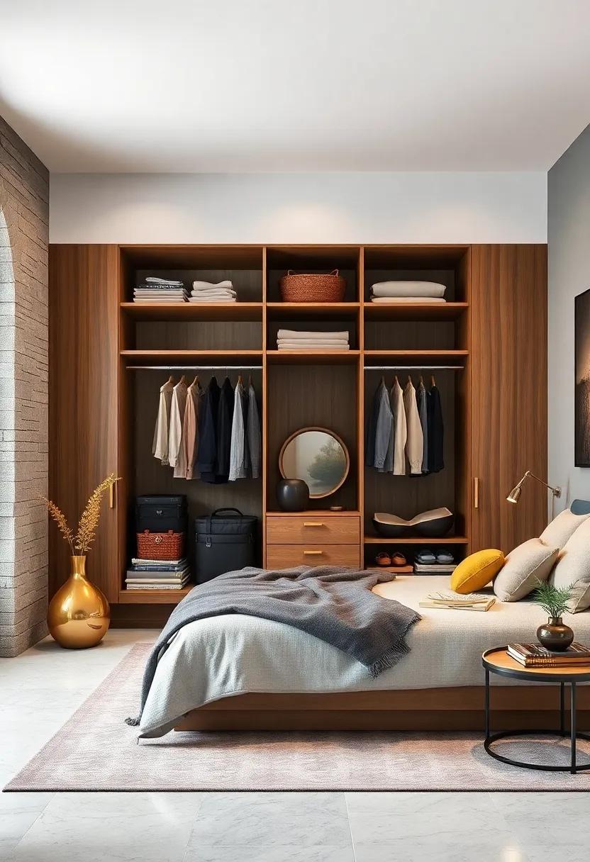 Eclectic Elegance: Mix ‌and ‍match different materials like wood ⁤and metal to create a⁢ wardrobe that reflects your unique style⁢ and adds character to your space