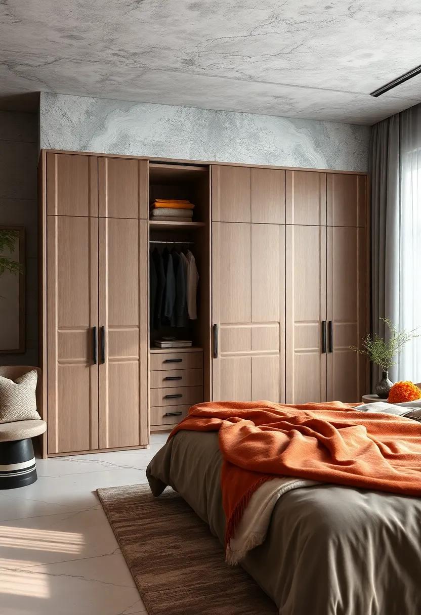 luxurious Fabrics: Use upholstered wardrobes with ⁢rich textiles ⁢to introduce an element of ‌luxury and comfort into your bedroom
