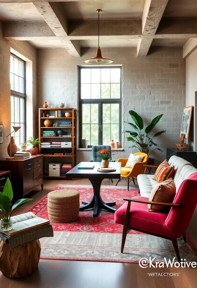 Mix Vintage ⁣and Modern Furniture: Combine eclectic vintage pieces with sleek modern designs to create a unique and personalized workspace