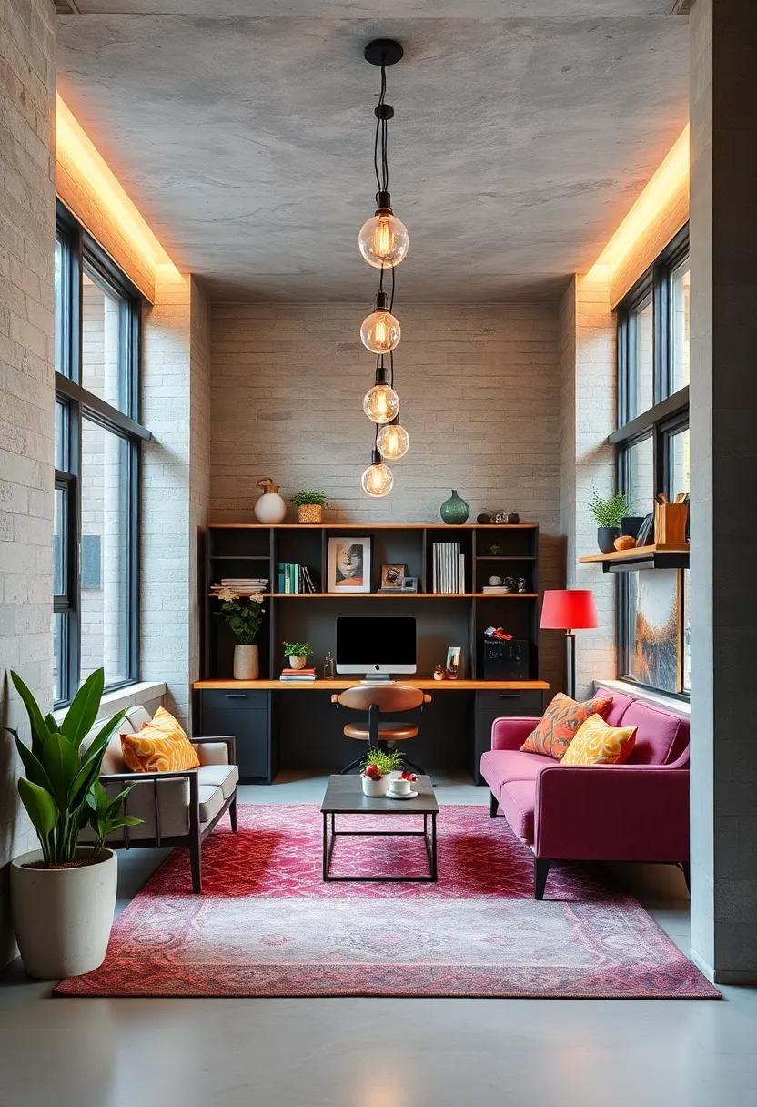 Install Creative ‍Lighting: Hang⁣ pendant lights or string lights ‌in artistic arrangements for a playful touch that lights ‍up your creativity