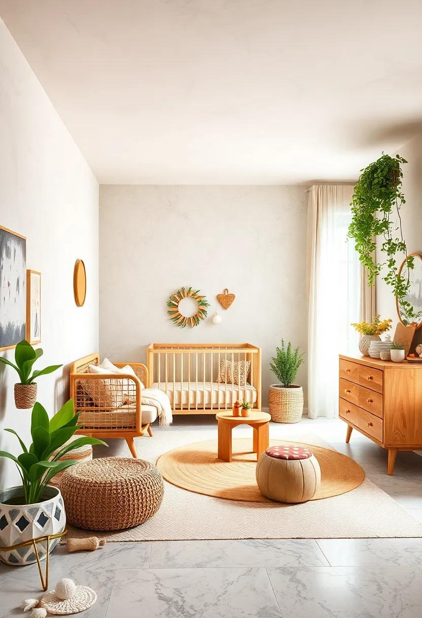 Eco-Friendly Materials:⁢ Choose eco-conscious products, from non-toxic​ paints to sustainably⁢ sourced furniture, for a healthy nursery environment