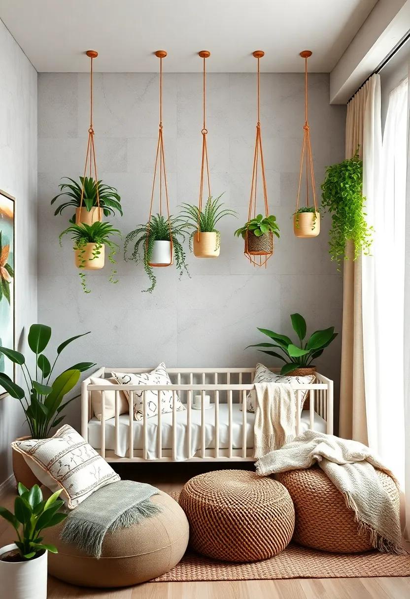 Hanging Planters: Introduce a touch‍ of greenery with hanging planters filled with ⁢faux plants for​ an​ eye-catching design element