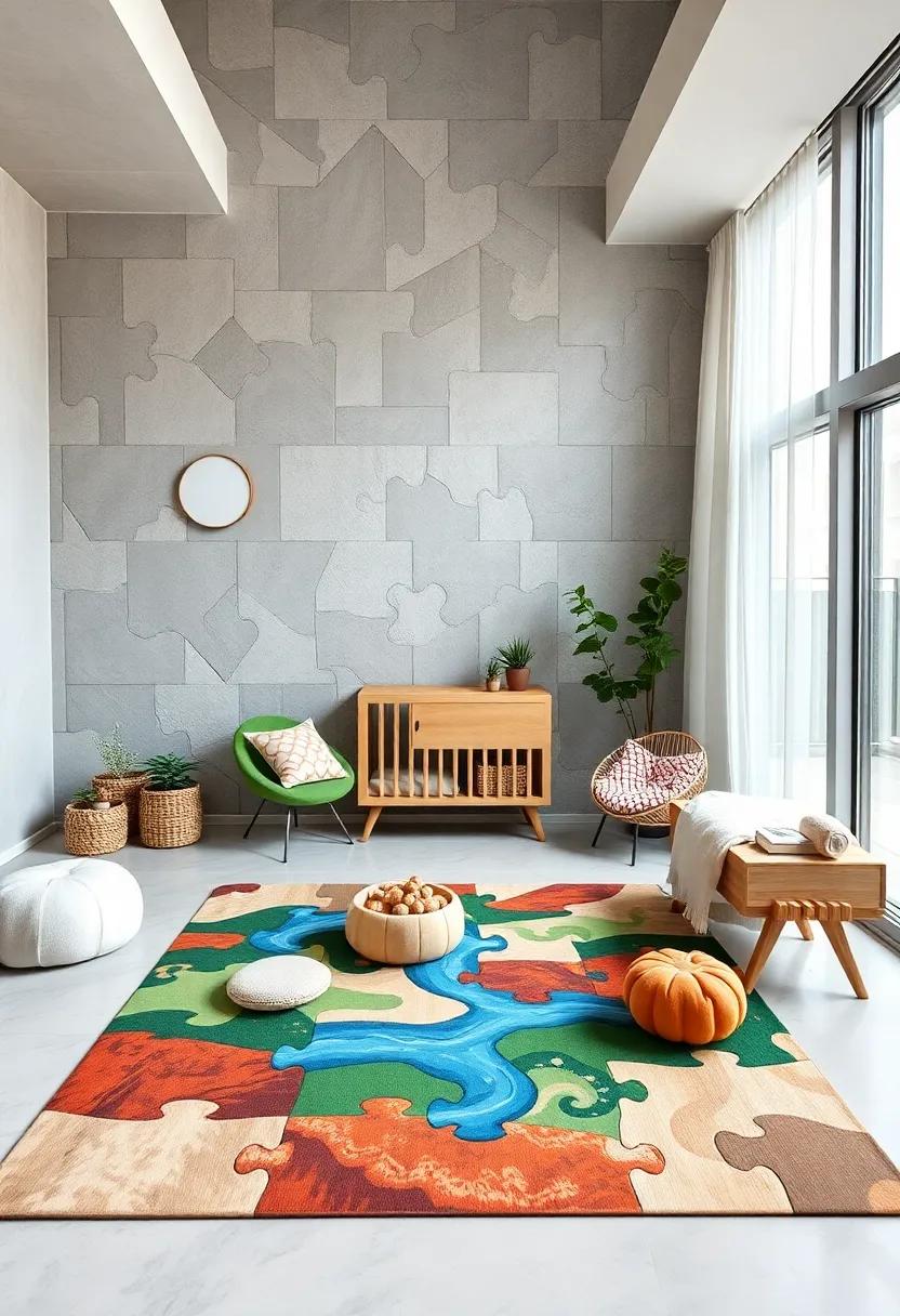 Nature Puzzle ‍Playmat: Use ‍a puzzle playmat with designs of forests or oceans that ⁢makes playtime both fun and thematic