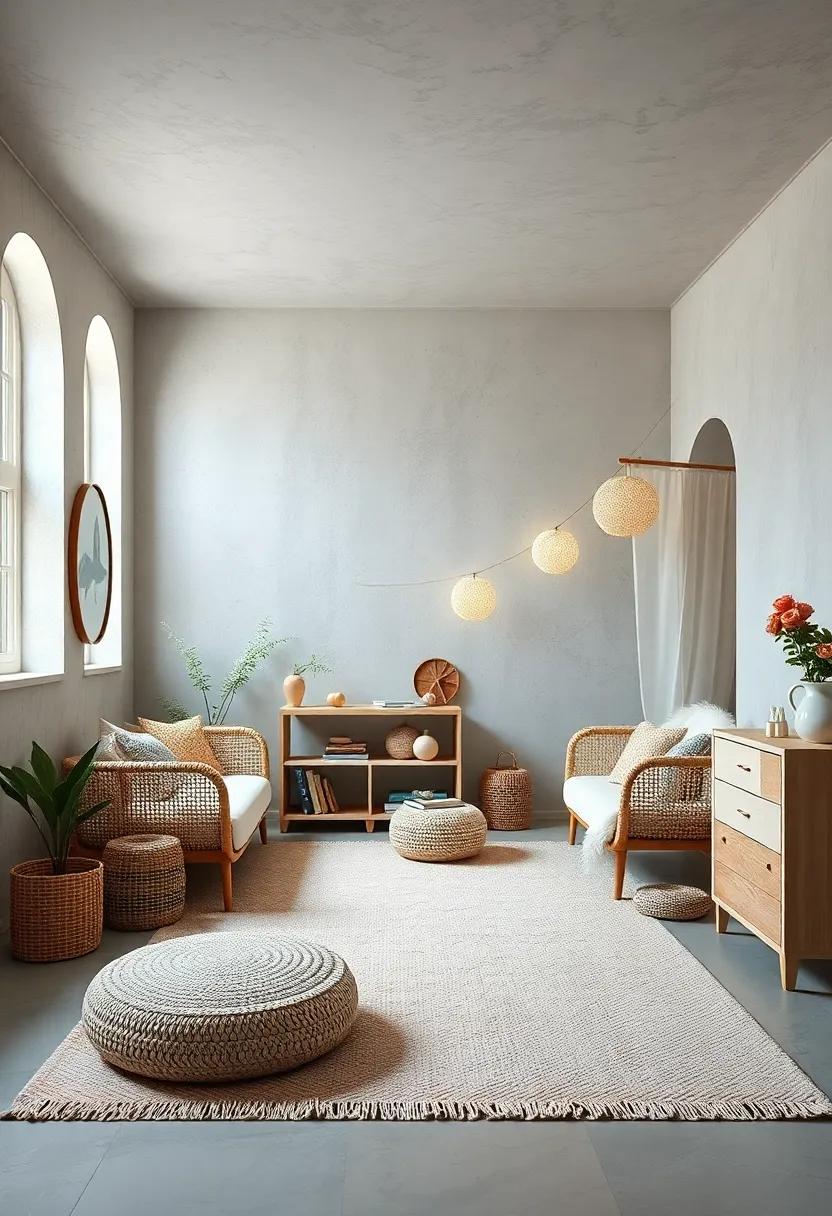 Soft⁤ Textures: ‌Incorporate various‌ fabrics such as wool, linen, ⁣and ⁤cotton in cushions, rugs, and curtains ‍to​ add depth and coziness