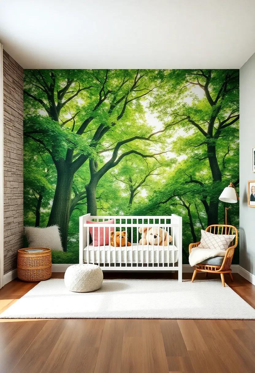 Tree Wall ‍Mural: Transform ​one wall into a stunning tree mural, depicting a thriving ⁣forest that⁣ sparks imagination and wonder