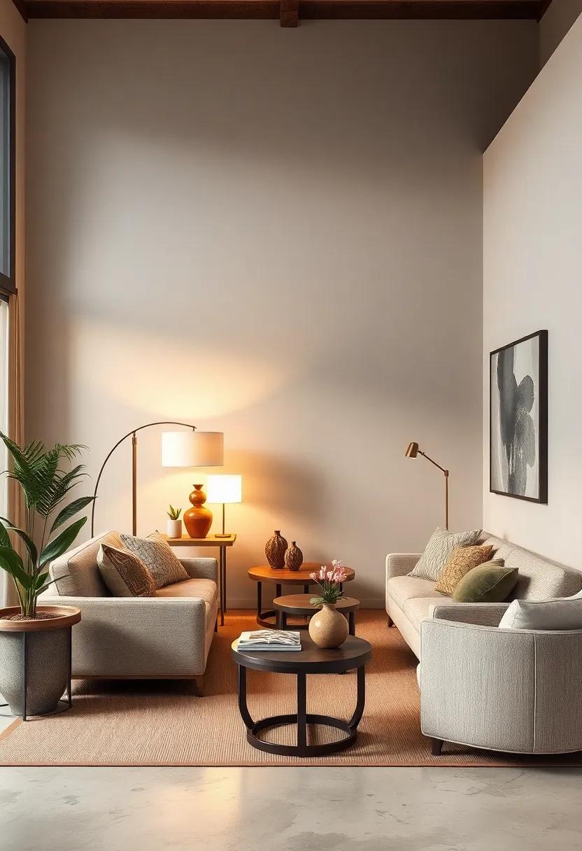 Incorporate floor lamps‌ with clean lines‍ to create cozy reading nooks that invite tranquility into your living ⁤area