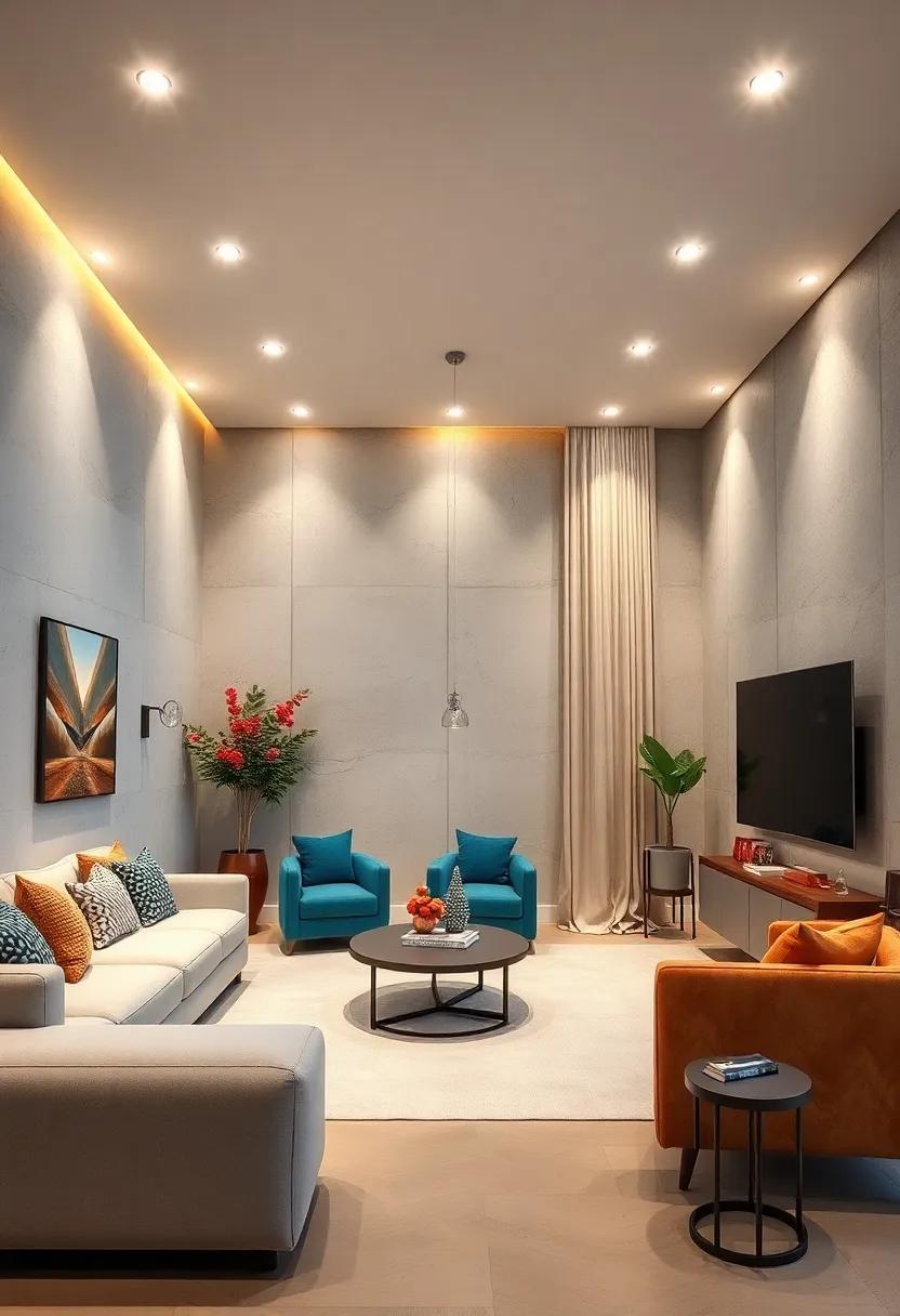Opt for recessed lighting to seamlessly blend into the architecture while⁣ providing warm illumination throughout your home