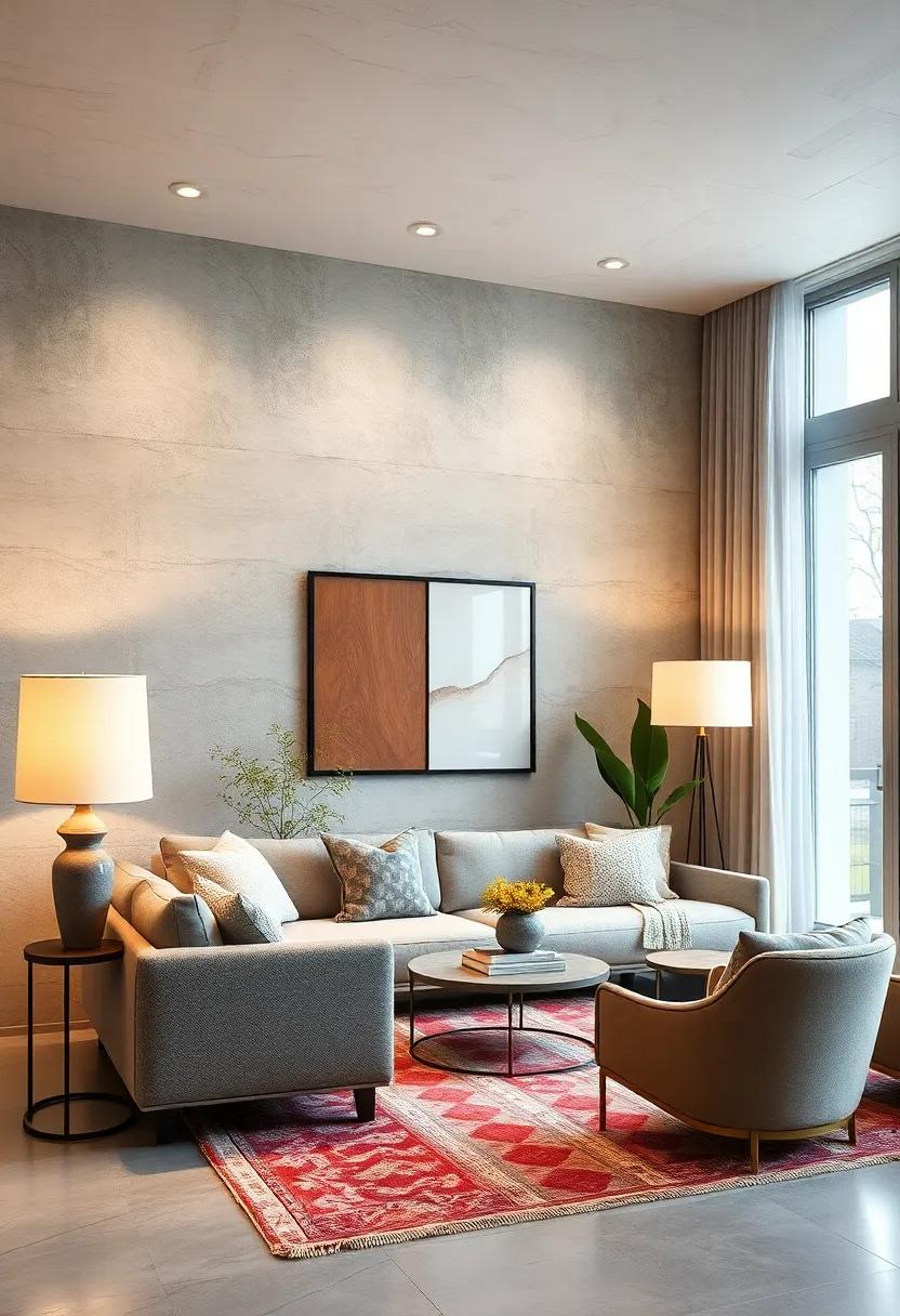 Select lamps with fabric shades that diffuse light beautifully, creating a ⁣soft and welcoming glow