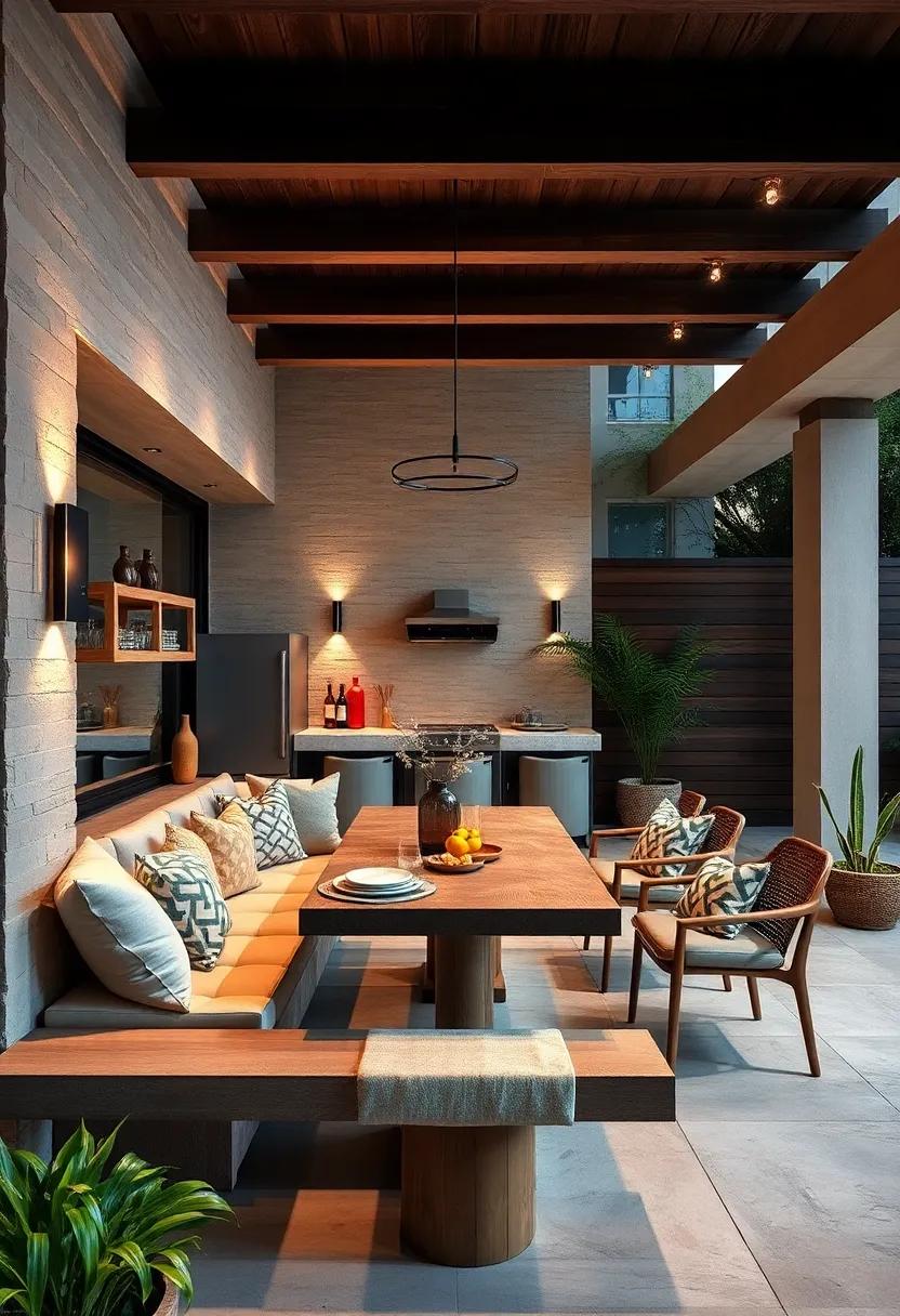Bar Top Extension: Add a bar top extension for casual dining, where ⁢guests can sip drinks⁢ and ⁢enjoy appetizers while‌ socializing