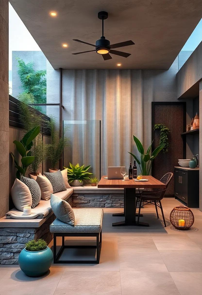 Decorative ‌Privacy Screens: Use decorative screens or planters for ⁢added privacy ⁣and to create a​ more intimate dining experience