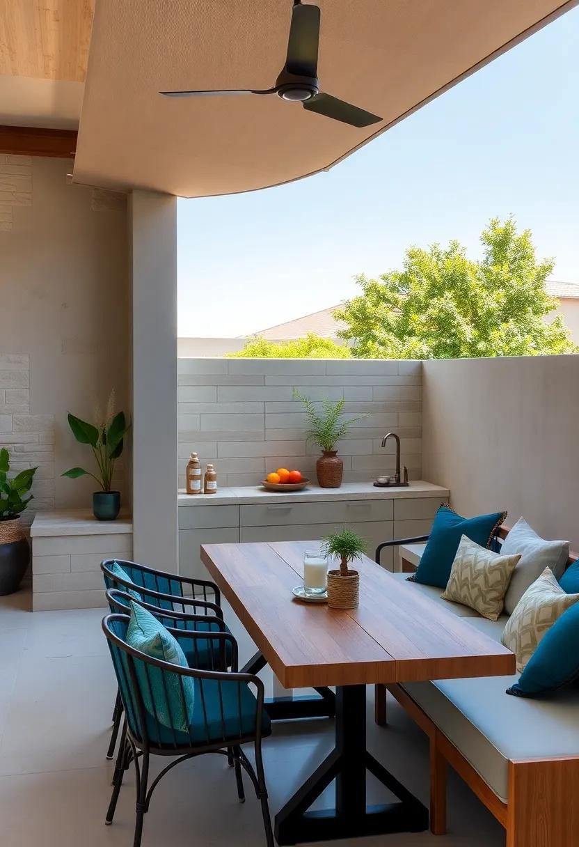 Shade Structures: Add a canopy or pergola above your bench to provide⁣ shade and‍ protect occupants⁣ from the sun