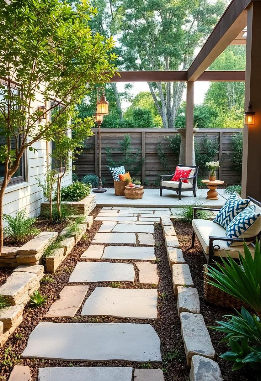 Natural Stone‌ Pathways: Incorporate ​natural stone paths that weave through garden beds, connecting ‌your patio⁢ to different​ sections of your outdoor oasis, and enhancing the overall flow