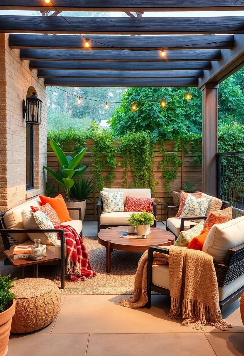 Create a ⁢sentimental space: Add throw blankets that⁤ hold memories, such ​as travel souvenirs or family heirlooms, to make ‌your ⁢patio feel intimately personal