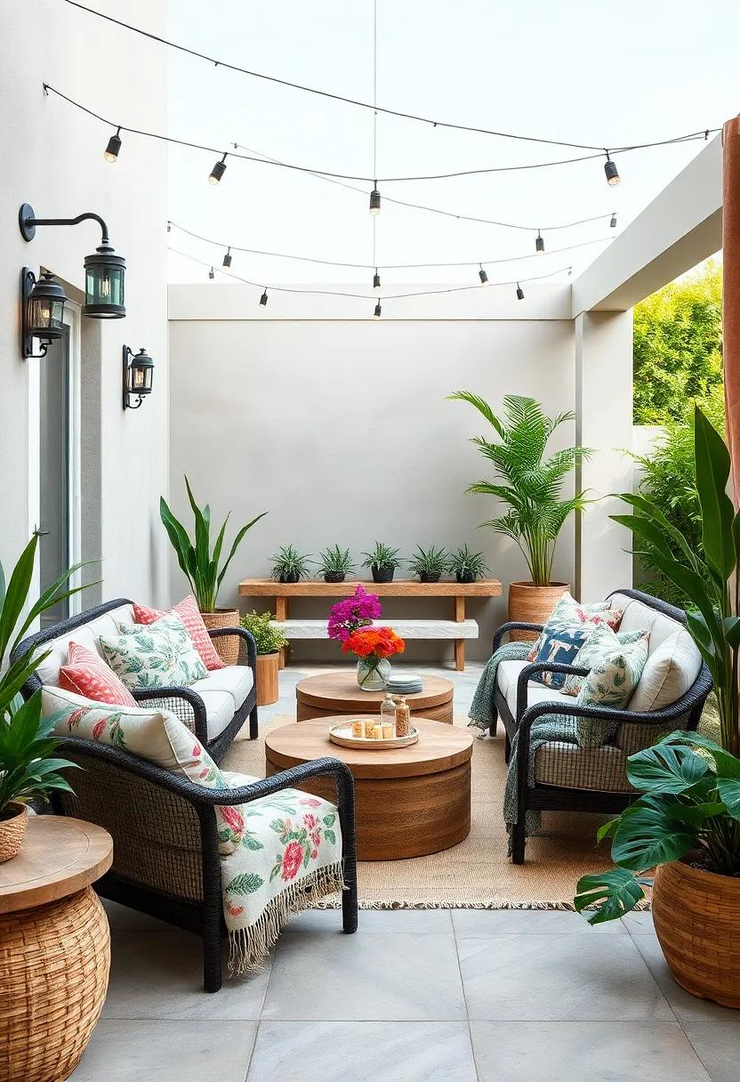 Incorporate nature: Choose cushions with botanical prints or colors that mimic the natural landscape surrounding​ your patio ⁤for a⁤ harmonious ‍look